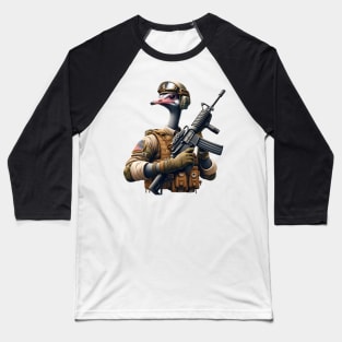 Tactical Ostrich Baseball T-Shirt